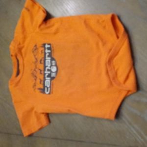 Carhartt onsie shirts & short sleeve shirt plus matching shorts for boy 24mths.